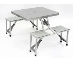 Bo Camp Kampeer- Picknicktafel Family Tafel Aluminium