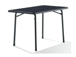 Sieger (camping) Tafel 140 X 90 Cm D.grijs Leisteen Decor.